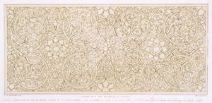 Kattosuunnittelu Helmihuoneelle Isfahanissa, Art and Industry -julkaisusta, julkaisija Delatre, Paris, 1857